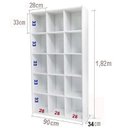 Ver imagem 2 de Expositor Armário Nichos Loja Bia Branco