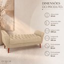 Ver imagem 3 de Recamier 190 cm com Design Moderno e Versátil para Quarto