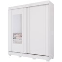 Ver imagem 2 de Guarda Roupa Maragogi 2 Portas Correr Kit Espelho MDF