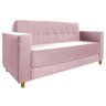Sofá 2 Lugares Corano Rosa Bebê - 1