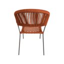 Ver imagem 3 de Kit 4 Cadeiras Gourmet Corda Náutica Laranja Terracota Base Alumínio Sofia Linha Plus