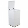 Cesto De Roupa Fibra SINTÉTICA Vertical 30x30x60 Branco - 3