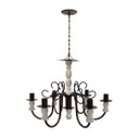 Ver imagem 4 de Pendente Colonial Moderno Para Sala De Jantar com o - Verniz & Branco