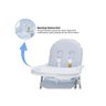 Cadeira de Alimentação Galzerano Portátil para Bebê Alta Nick 5025 até 23kg Blue Azul - 2