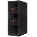 Ver imagem 3 de Adega Garrafeiro com 3 Nichos 20 Cm Nara Preto