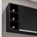 Ver imagem 4 de Adega Garrafeiro com 3 Nichos 20 Cm Nara Preto
