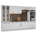 Ver imagem 3 de Armário de Cozinha Completa 340cm Branco Agata Madesa 01