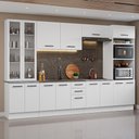 Ver imagem 1 de Armário de Cozinha Completa 340cm Branco Agata Madesa 01