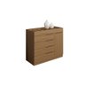 Cômoda com Porta Jóias Mostrador de Vidro Sevilha 1 Porta 5 Gavetas Atacama - Aramoveis - 3