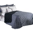 Ver imagem 1 de Kit Cobre Leito Dupla Face Casal Padrão Bordado Renove Hipercal 400 Fios:cinza