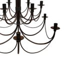 Ver imagem 3 de Luminária Grande de Ferro com 2 Partes para Iluminação de Salão De Festas