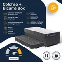 Ver imagem 4 de Cama Box + Colchão Gazin de Espuma D60 Double Face Force Up + Auxiliar de Espuma Solteiro 88 cm