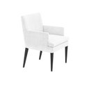 Ver imagem 3 de Kit 4 Cadeiras Germany + 2 Germany Retro Suede Branco Dominic Decor