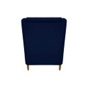 Ver imagem 4 de Poltrona Titânio Suede Azul Marinho