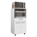 Ver imagem 1 de Balcão Multiuso Duetto Duplo Forno Branco Supremo - Kits Paraná