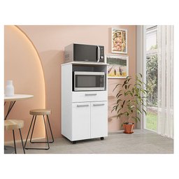 Balcão Multiuso Duetto Duplo Forno Branco Supremo - Kits Paraná - 4