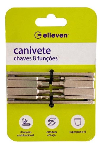 CHAVE CANIVETE ELLEVEN 8 FUNÇÕES 8 Funções - 4