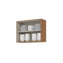 Ver imagem 2 de Armário Aéreo 02 Portas 80cm Venaly C585 Cinamomo - Henn