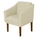 Ver imagem 3 de Kit 2 Poltronas Anubis Decorativa Sala Recepção Bege