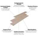 Ver imagem 5 de Kit com 50m² Piso Vinílico em Régua 17,78cm X 2mm X 1,21m Sofisticato Ruffino