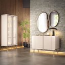 Ver imagem 1 de Conjunto Decorativo 1 Cristaleira e 1 Buffet Texas/bambino Off White G26 - Gran Belo