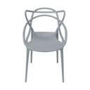Ver imagem 2 de Cadeira Empilhavel Allegra Solna - Cinza