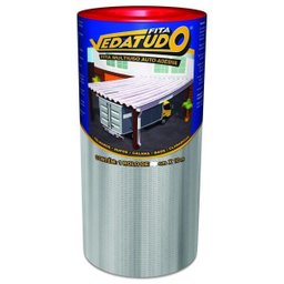 Manta asfáltica adesiva Aluminizada - 60cm x 10m - VEDATUDO - 1