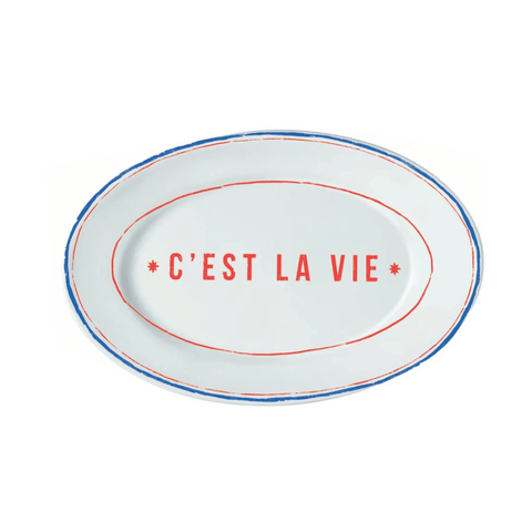 Travessa de Porcelana C'est La Vie - Casa Toco