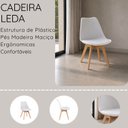 Ver imagem 6 de Conjunto Leda Mesa 90cm Compacta & 4 Cadeiras Leda Branca