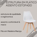 Ver mais imagens de Conjunto Leda Mesa 90cm Compacta & 4 Cadeiras Leda Branca
