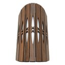 Ver imagem 6 de Arandela Luminária Decorativa Madeira Arpoador Red:Pau Ferro