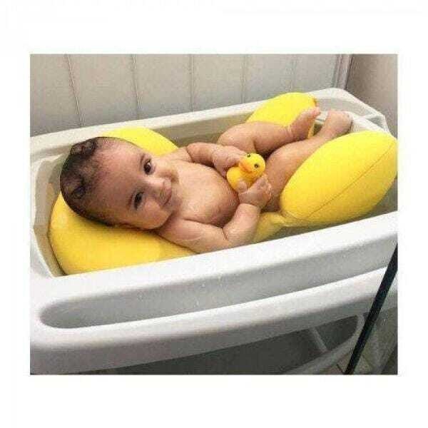 Almofada de Banho para Bebê Amarela Buba - 2