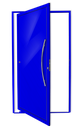 Ver imagem 1 de Porta Pivotante Alumínio Lambril Savana c/Puxador D.Azul 100 Brimak