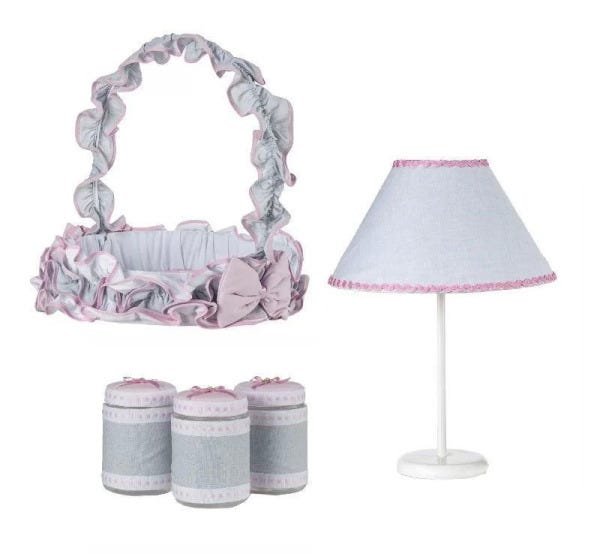 Kit de Acessórios Princesa 05 Peças - Rosa - 1