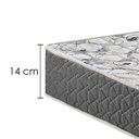 Ver imagem 4 de Colchão Solteiro Ecoflex Espuma D28 Ecoline com Sistema Antiácaro, Antifungo e Antialérgico 78x188x14cm