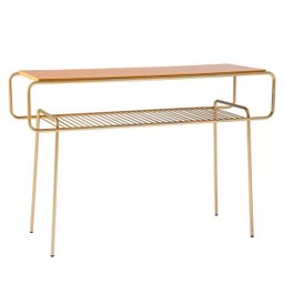 Aparador All 140cm Aço Dourado/Marfim - 1