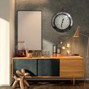 Ver imagem 4 de Relógio de Parede Espelhado Roma Vintage Luxo Quartz 43cm