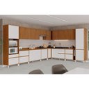 Ver imagem 5 de Armário Aéreo P/ Cozinha Denver Ph 3105 C/ 2 Portas Ripadas 120cm Freijo Rocks - Herval