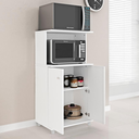 Ver imagem 2 de Balcão Duplo para Forno e Micro-Ondas 2 Portas BL3307 Branco - Tecno Mobili
