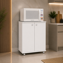 Ver imagem 2 de Balcão para Forno e Micro-Ondas 2 Portas 61cm BL3300 Branco - Tecno Mobili