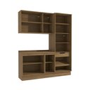 Ver imagem 4 de Armário de Cozinha Compacta 100% Mdf 192cm Nogueira/azul Profundo Celeste Kappesberg