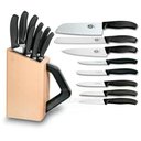 Ver imagem 2 de Conjunto com facas linha Swiss Classic e cepo de madeira Victorinox 6.7173.8  - Preto