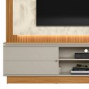 Ver imagem 3 de Painel Home Guararapes - Tv até 75 2 Portas de Correr 2 Prateleiras - Linea