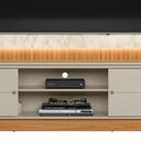 Ver imagem 4 de Painel Home Guararapes - Tv até 75 2 Portas de Correr 2 Prateleiras - Linea