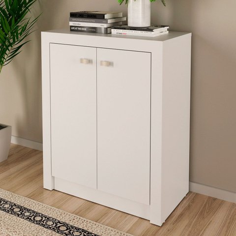 Balcão para Escritório 2 Portas Me4103 Tecno Mobili