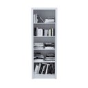 Ver imagem 4 de Armário para Escritório com 2 Portas 60cm Me4105 Tecno Mobili - Branco