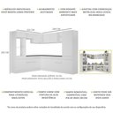 Ver imagem 5 de Armário De Cozinha Completa De Canto Branco