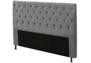 Ver imagem 1 de Cabeceira Cama Box Casal Queen 160cm Cristal Veludo - Js Móveis Cinza