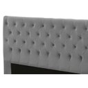 Ver imagem 2 de Cabeceira Cama Box Casal Queen 160cm Cristal Veludo - Js Móveis Cinza