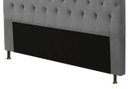 Ver imagem 3 de Cabeceira Cama Box Casal Queen 160cm Cristal Veludo - Js Móveis Cinza